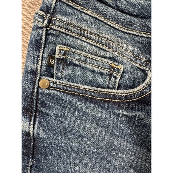 Judy Blue Jeans Skinny Fit Womens Size 1/25 JB88364 Stretch High Rise Raw Hem - Picture 7 of 12